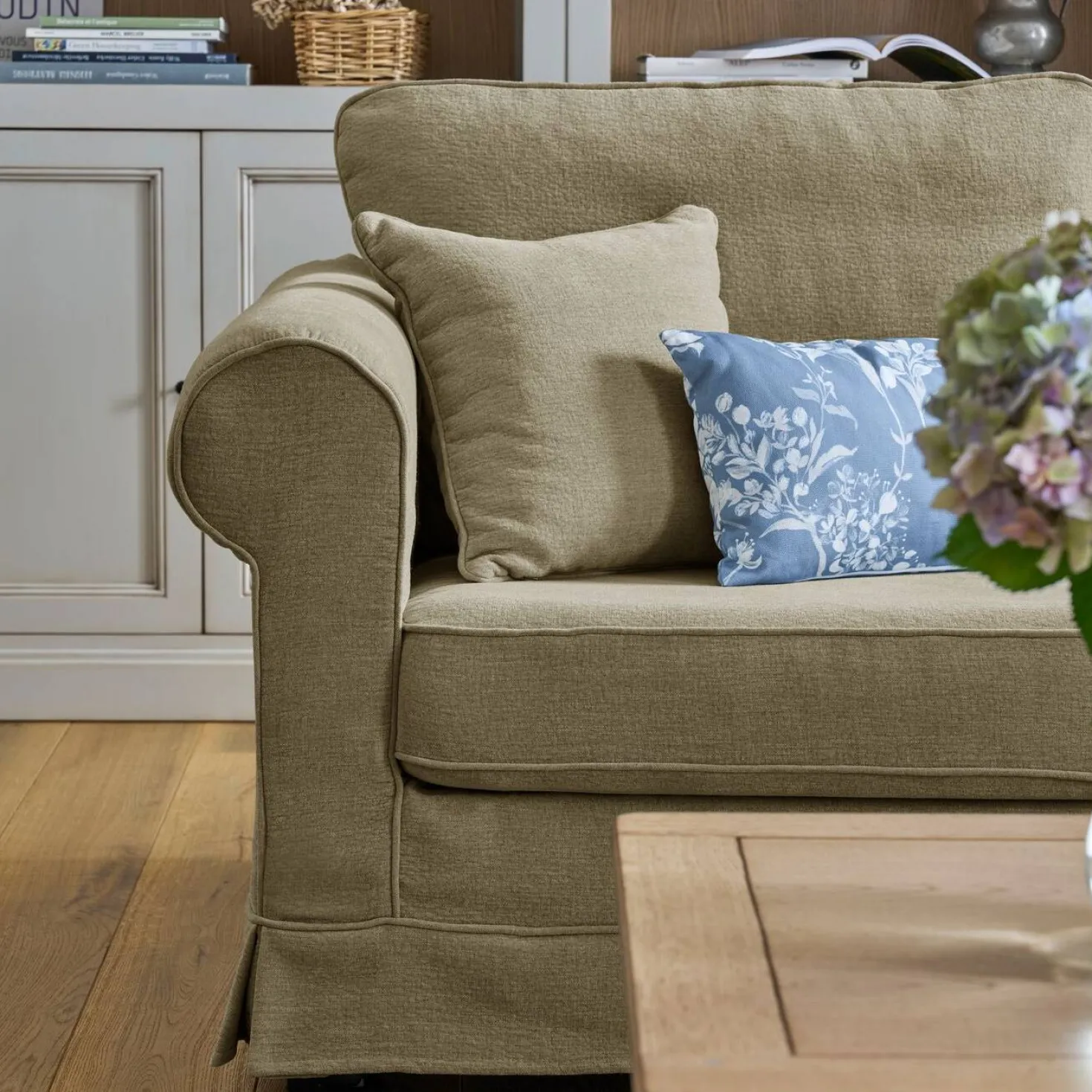 Fauteuil tissu déhoussable Naxos