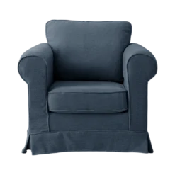 Fauteuil tissu déhoussable Naxos