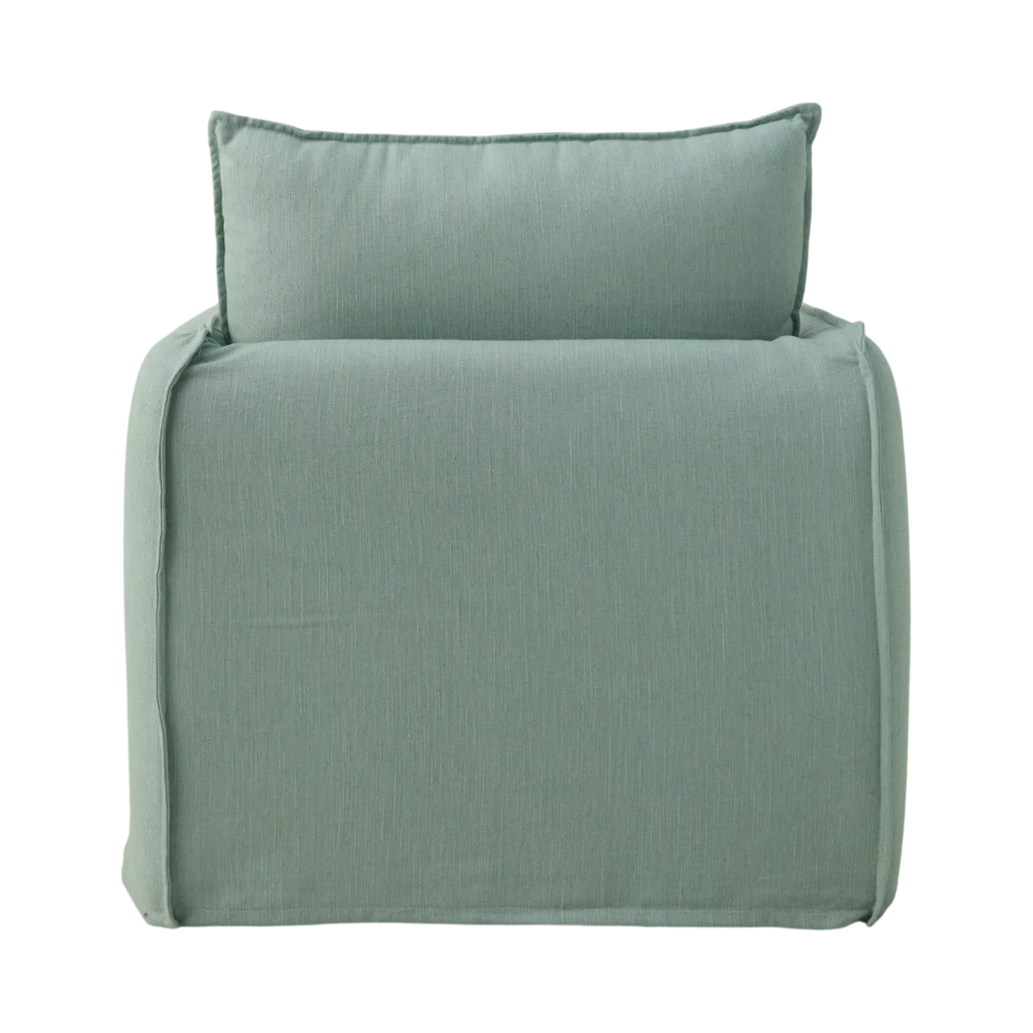 Fauteuil tissu effet lin Orphée