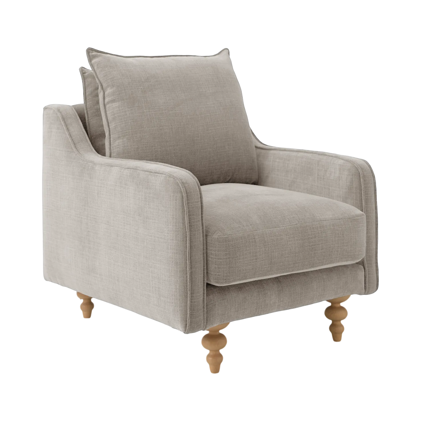 Fauteuil tissu Orso