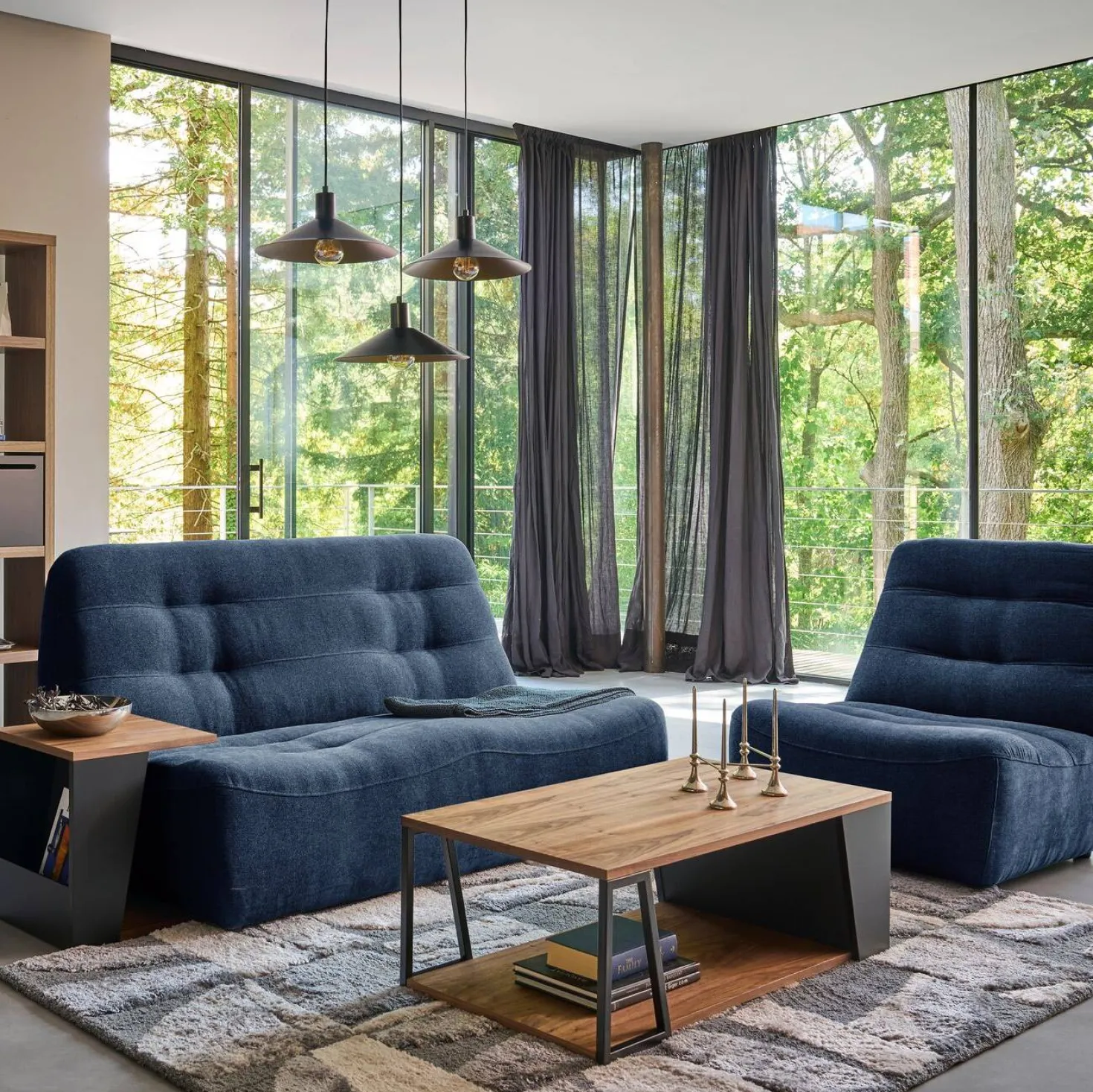 Fauteuil tissu Phenix