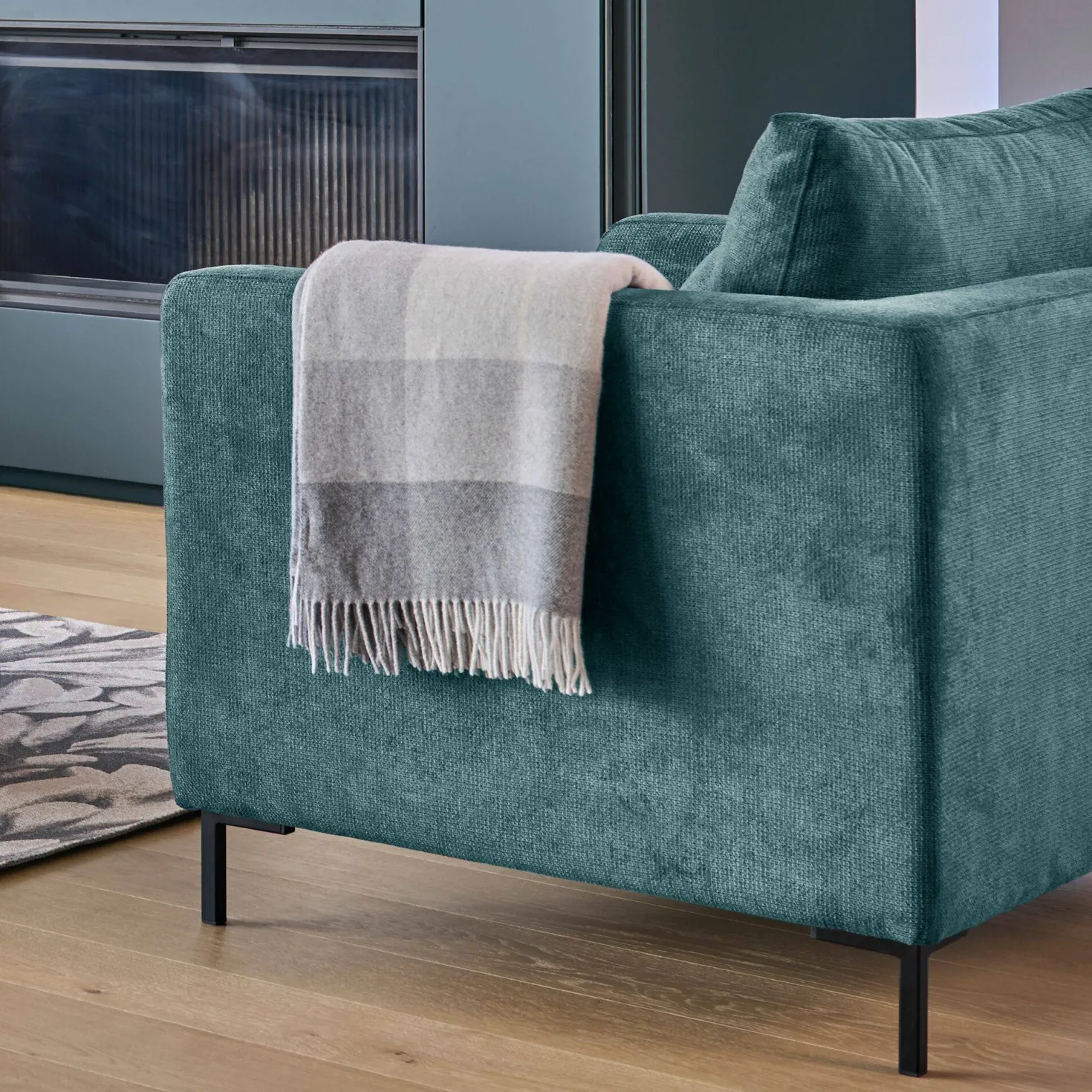Fauteuil tissu Pornic