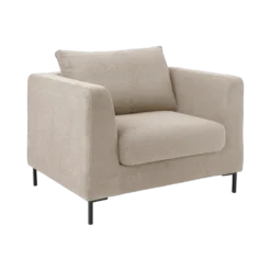 Fauteuil tissu Pornic