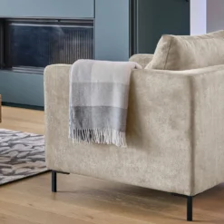 Fauteuil tissu Pornic