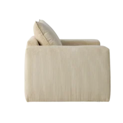 Fauteuil velours côtelé Otto