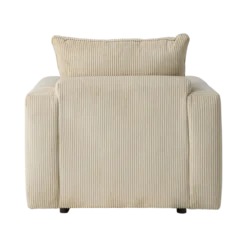 Fauteuil velours côtelé Otto
