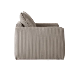Fauteuil velours côtelé Otto