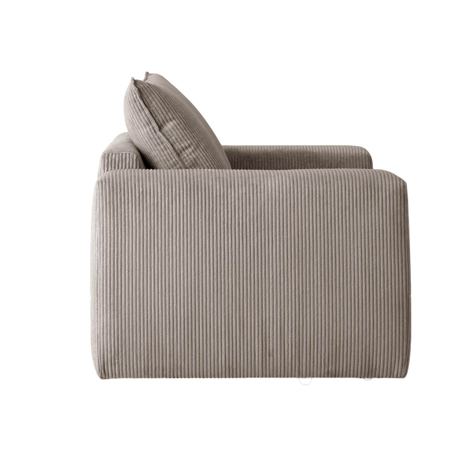 Fauteuil velours côtelé Otto