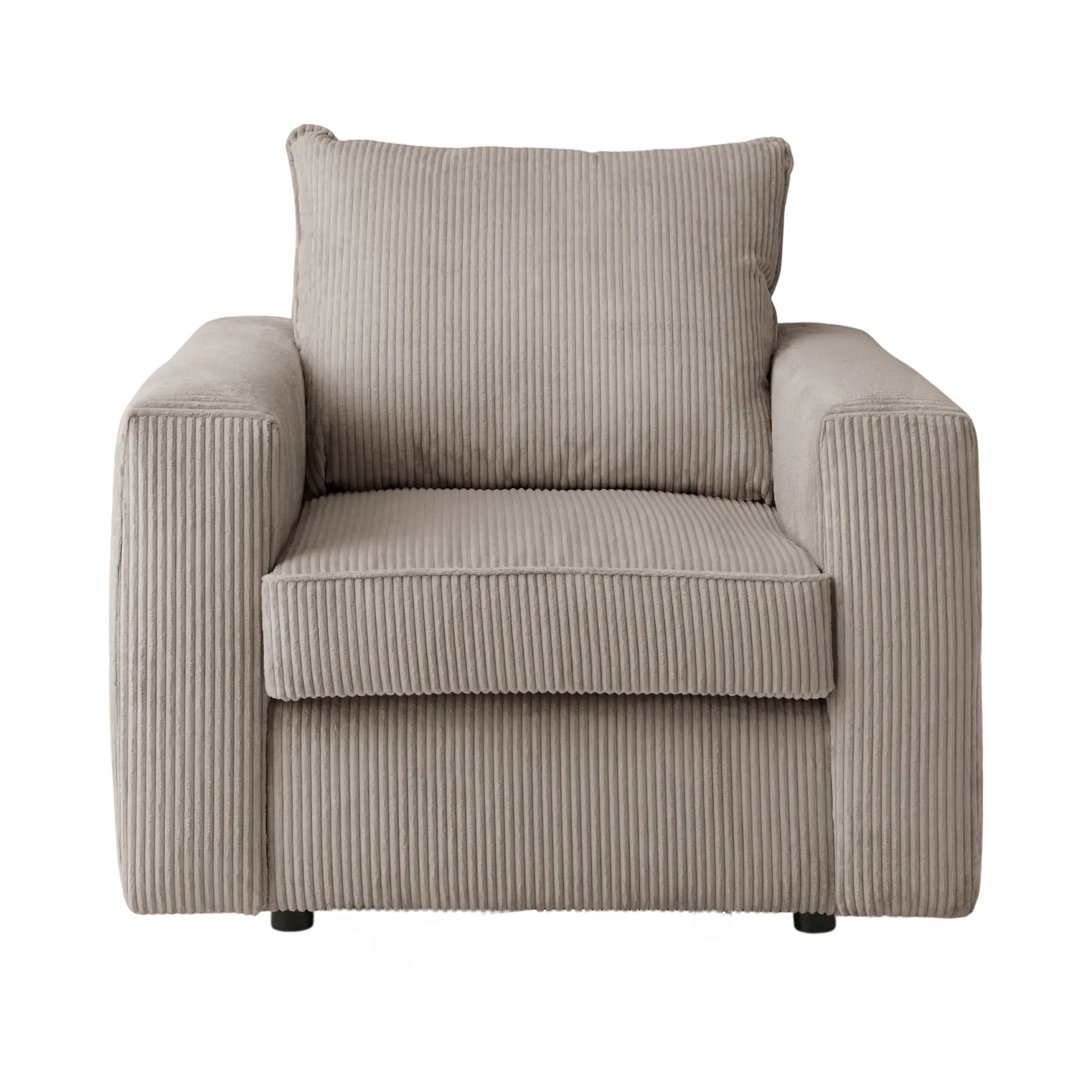 Fauteuil velours côtelé Otto