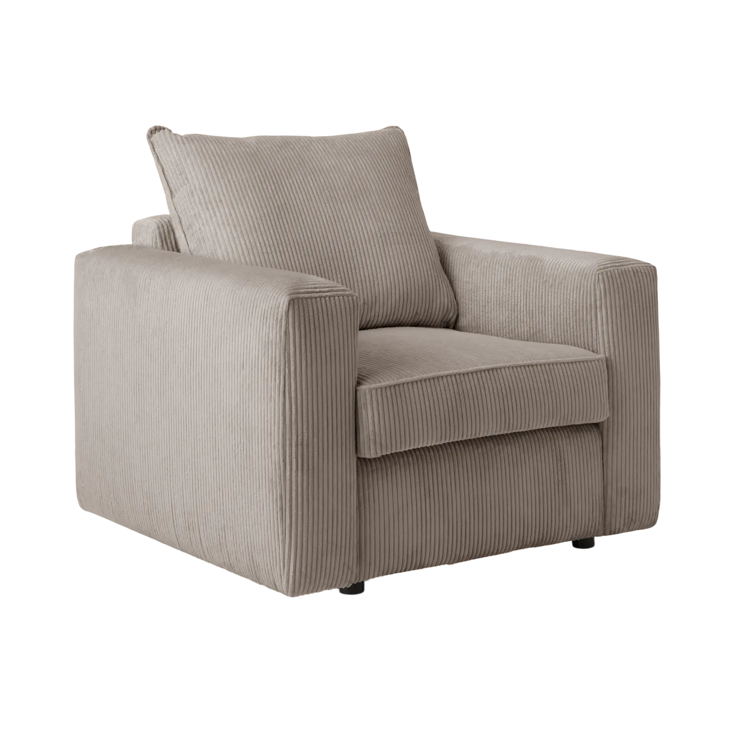 Fauteuil velours côtelé Otto