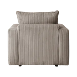 Fauteuil velours côtelé Otto