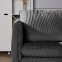 Fauteuil velours côtelé Portimo