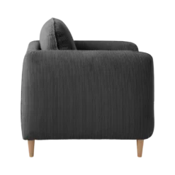 Fauteuil velours côtelé Portimo