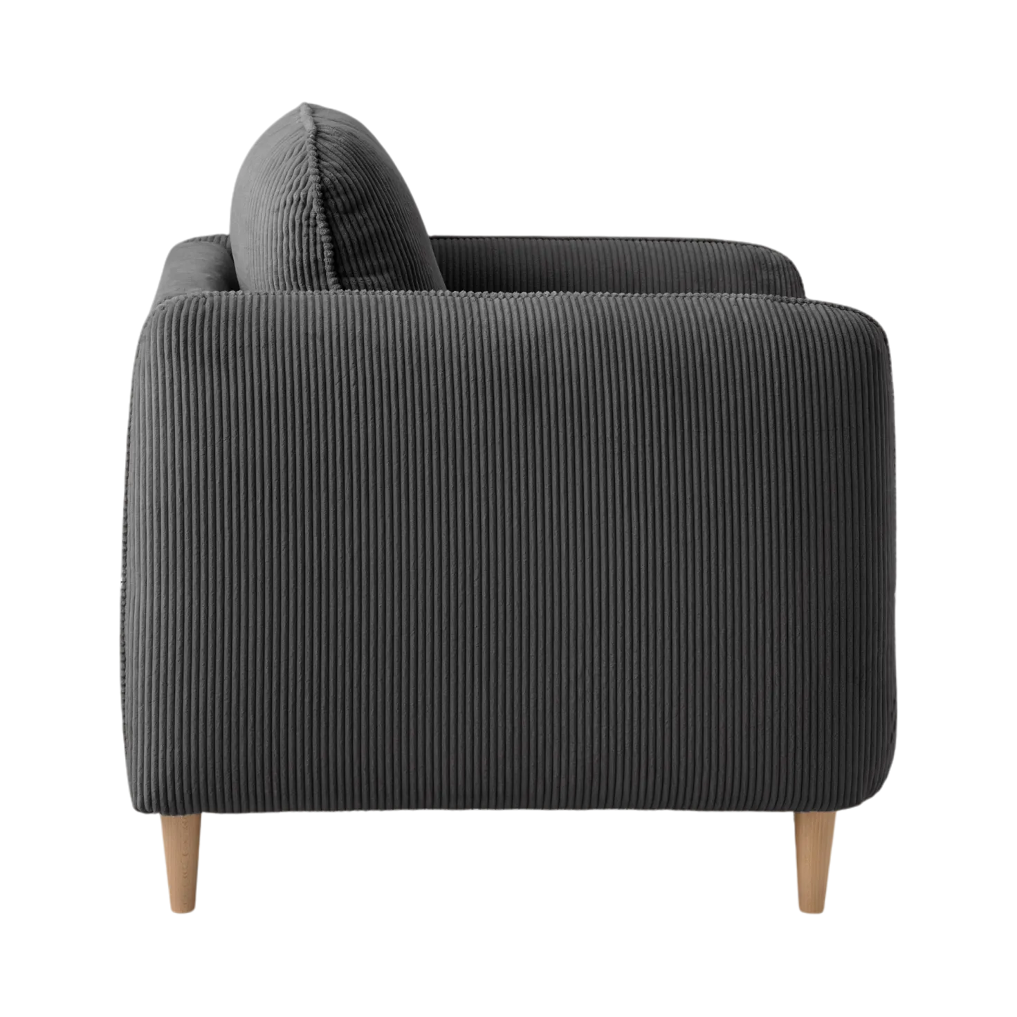 Fauteuil velours côtelé Portimo