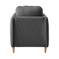 Fauteuil velours côtelé Portimo