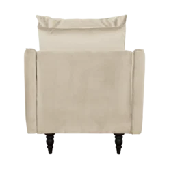 Fauteuil velours Olie
