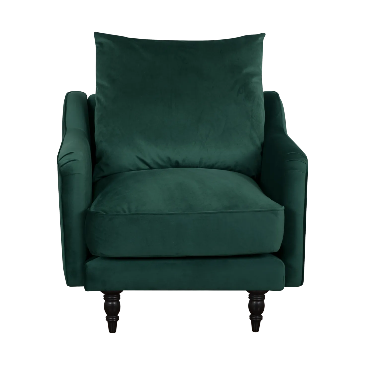 Fauteuil velours Olie