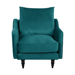 Fauteuil velours Olie