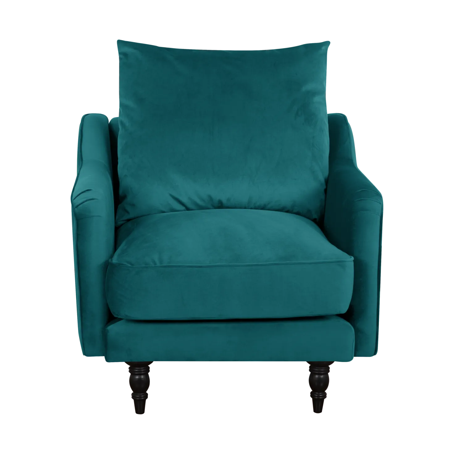 Fauteuil velours Olie