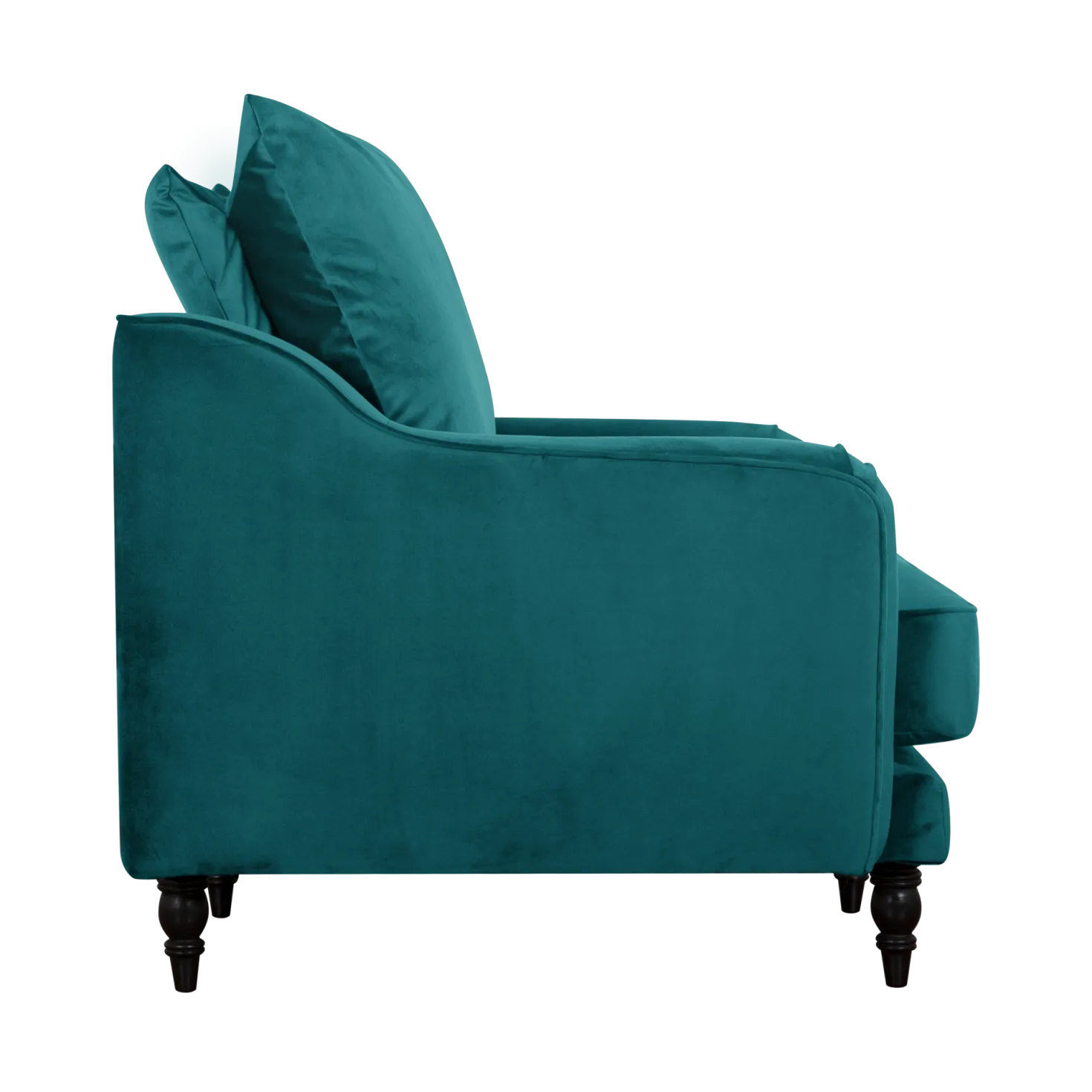 Fauteuil velours Olie