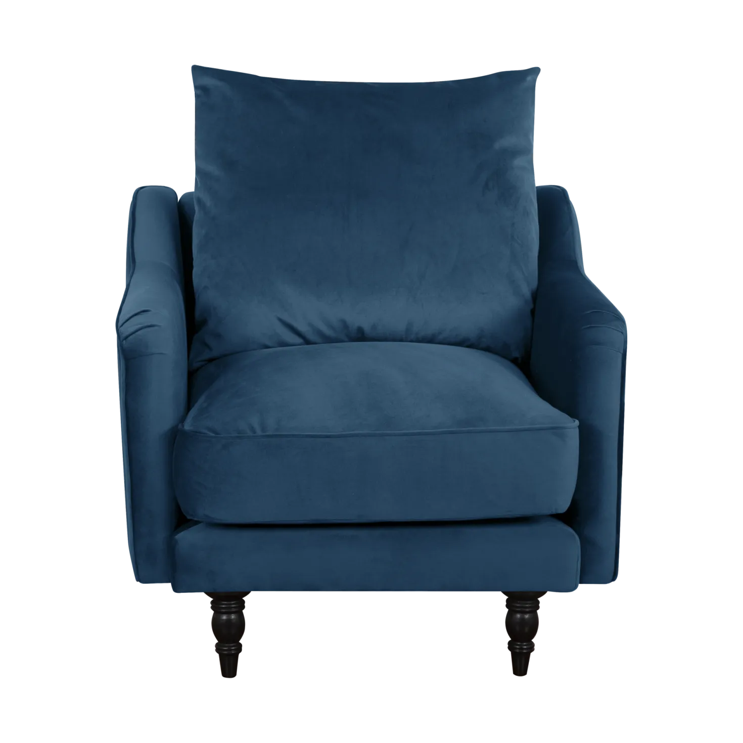 Fauteuil velours Olie