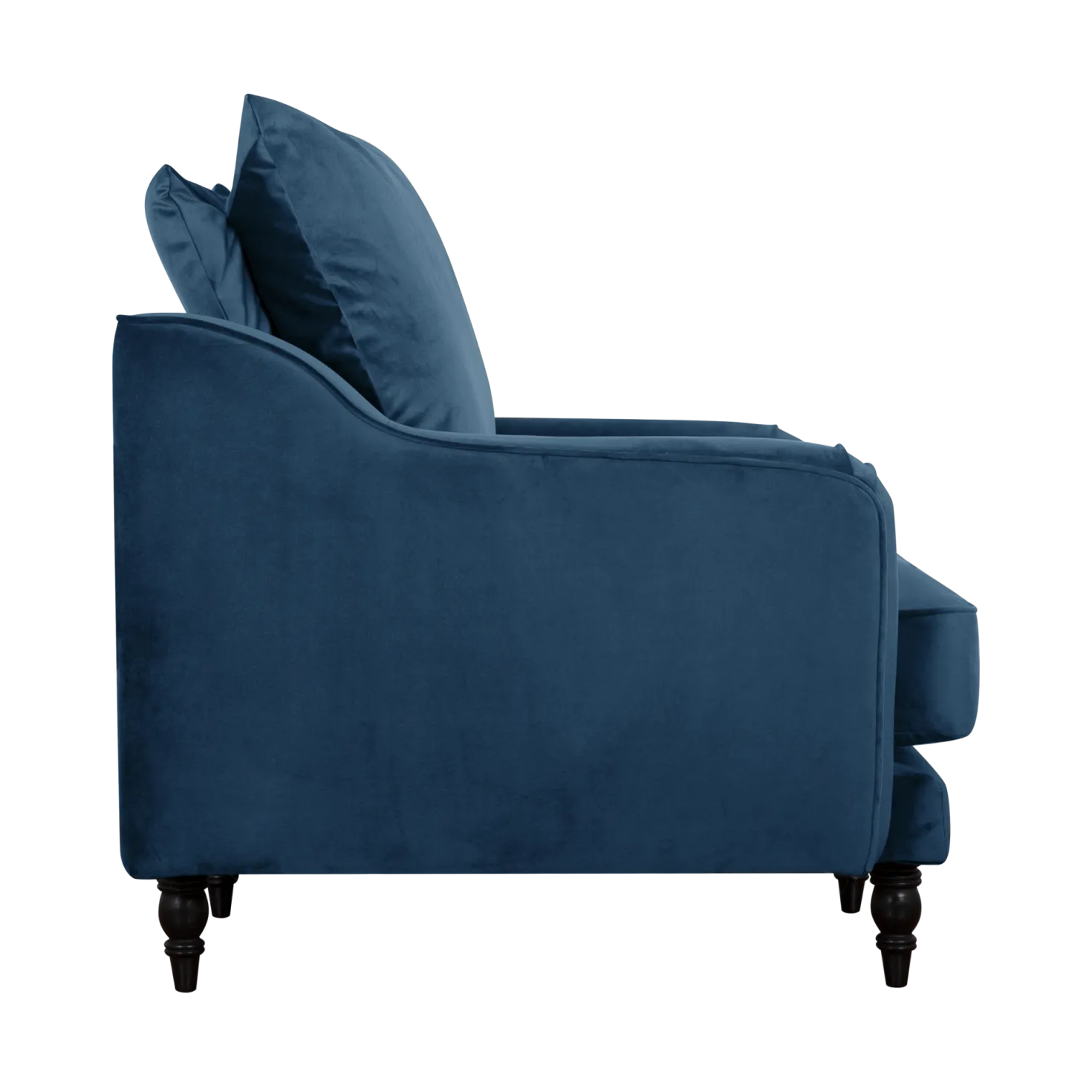 Fauteuil velours Olie