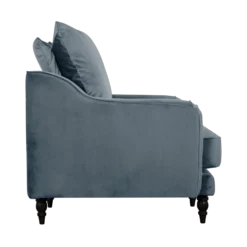 Fauteuil velours Olie