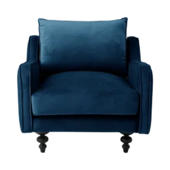 Fauteuil velours Orso
