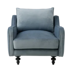 Fauteuil velours Orso