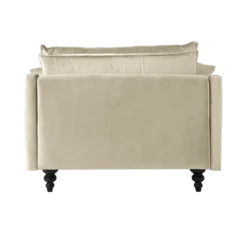 Fauteuil velours Orso XL