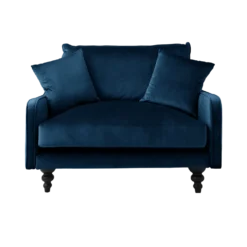 Fauteuil velours Orso XL