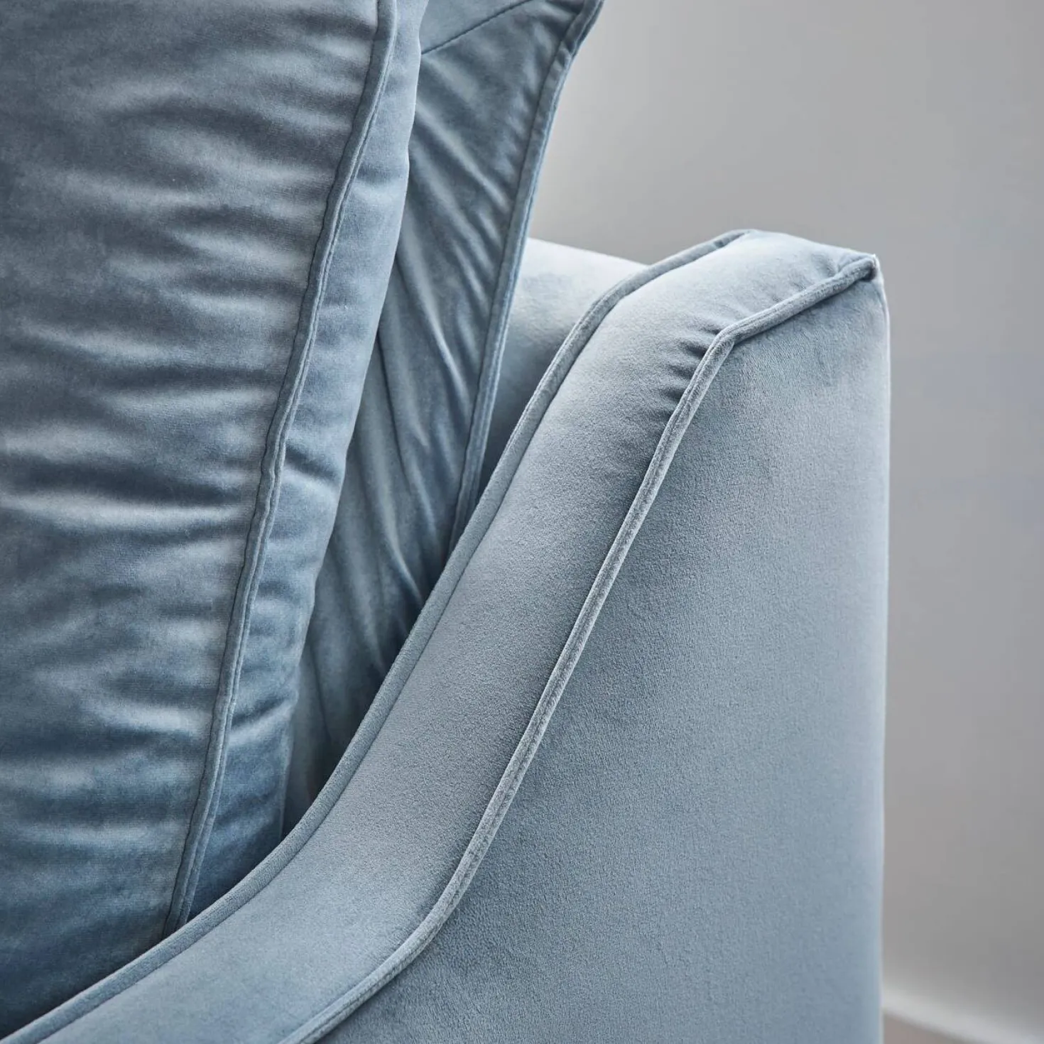 Fauteuil velours Orso XL