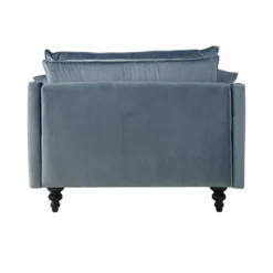 Fauteuil velours Orso XL