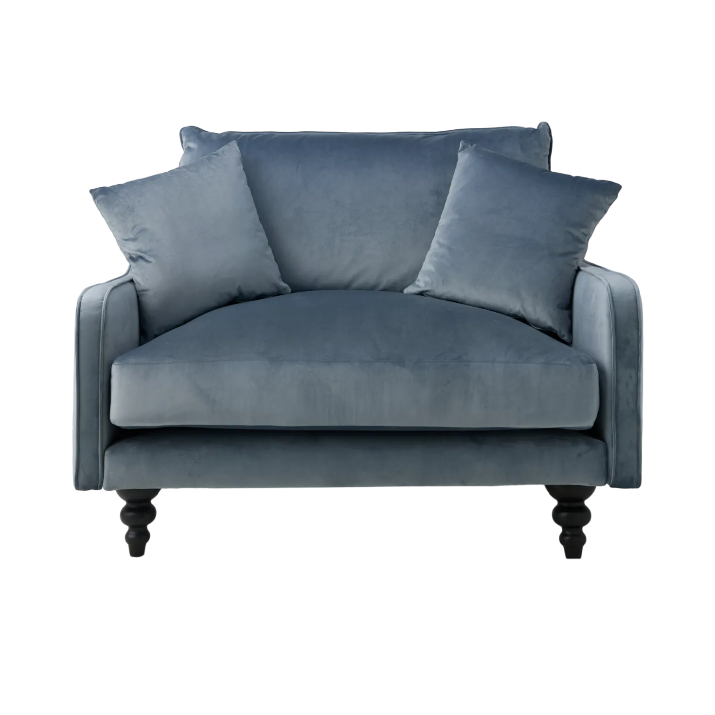 Fauteuil velours Orso XL