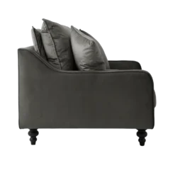 Fauteuil velours Orso XL