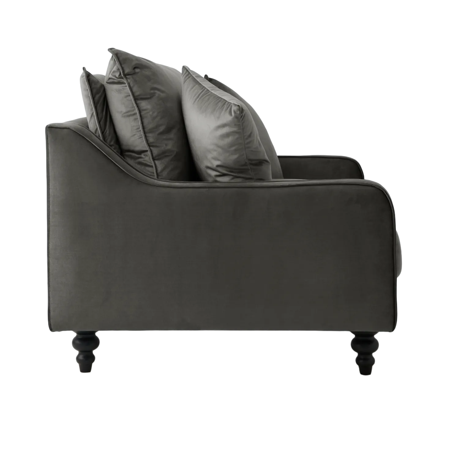 Fauteuil velours Orso XL