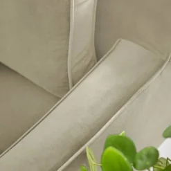 Fauteuil velours Oscar