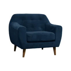 Fauteuil velours Paimpol