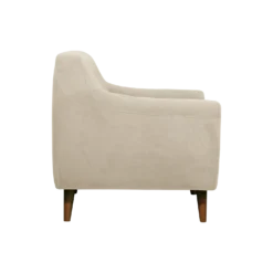 Fauteuil velours Paimpol