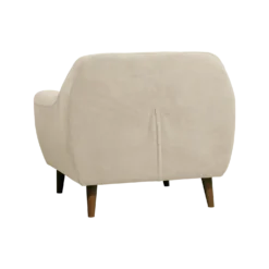 Fauteuil velours Paimpol