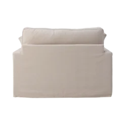 Fauteuil XL coton/lin déhoussable Margot