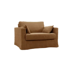 Fauteuil XL lin déhoussable Martigues
