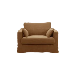 Fauteuil XL lin déhoussable Martigues