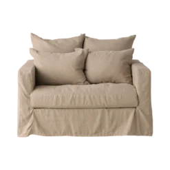 Fauteuil XL lin déhoussable Moëze