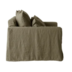 Fauteuil XL lin déhoussable Moëze