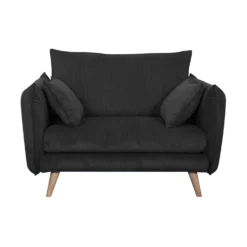 Fauteuil XXL velours côtelé Orion