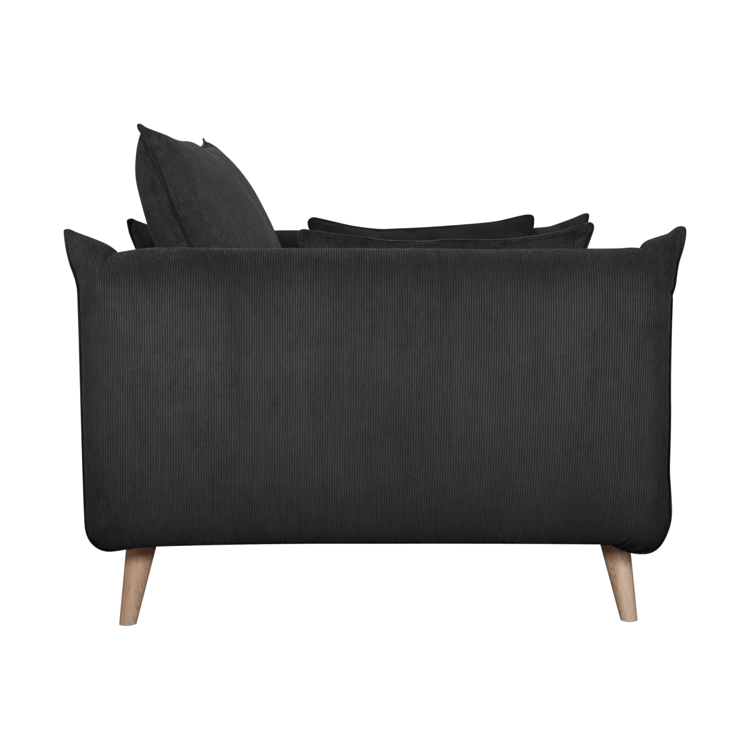 Fauteuil XXL velours côtelé Orion