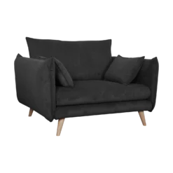 Fauteuil XXL velours côtelé Orion