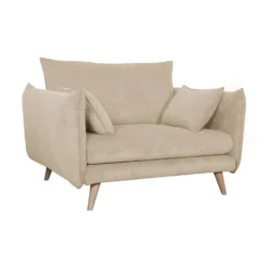 Fauteuil XXL velours côtelé Orion