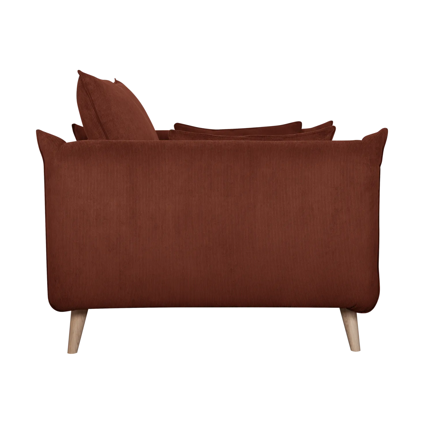 Fauteuil XXL velours côtelé Orion
